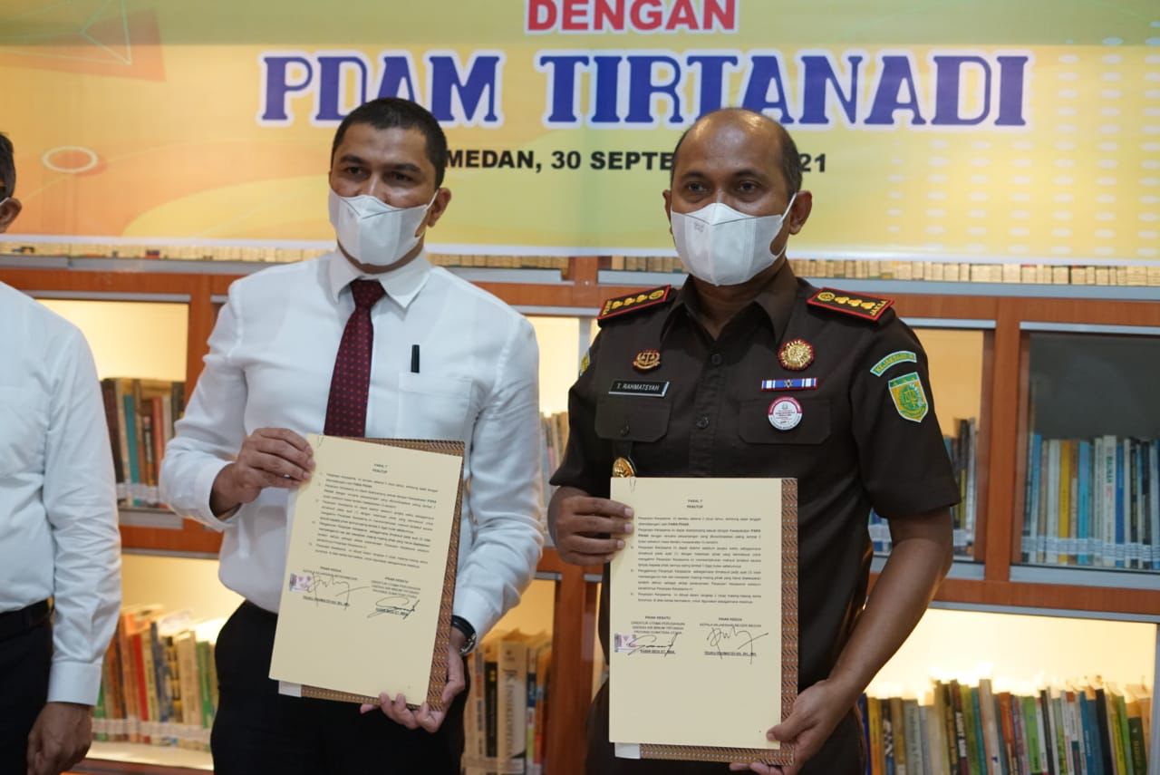 Kejari Medan Jalin Kerjasama Bidang Datun dengan PDAM Tirtanadi Sumut