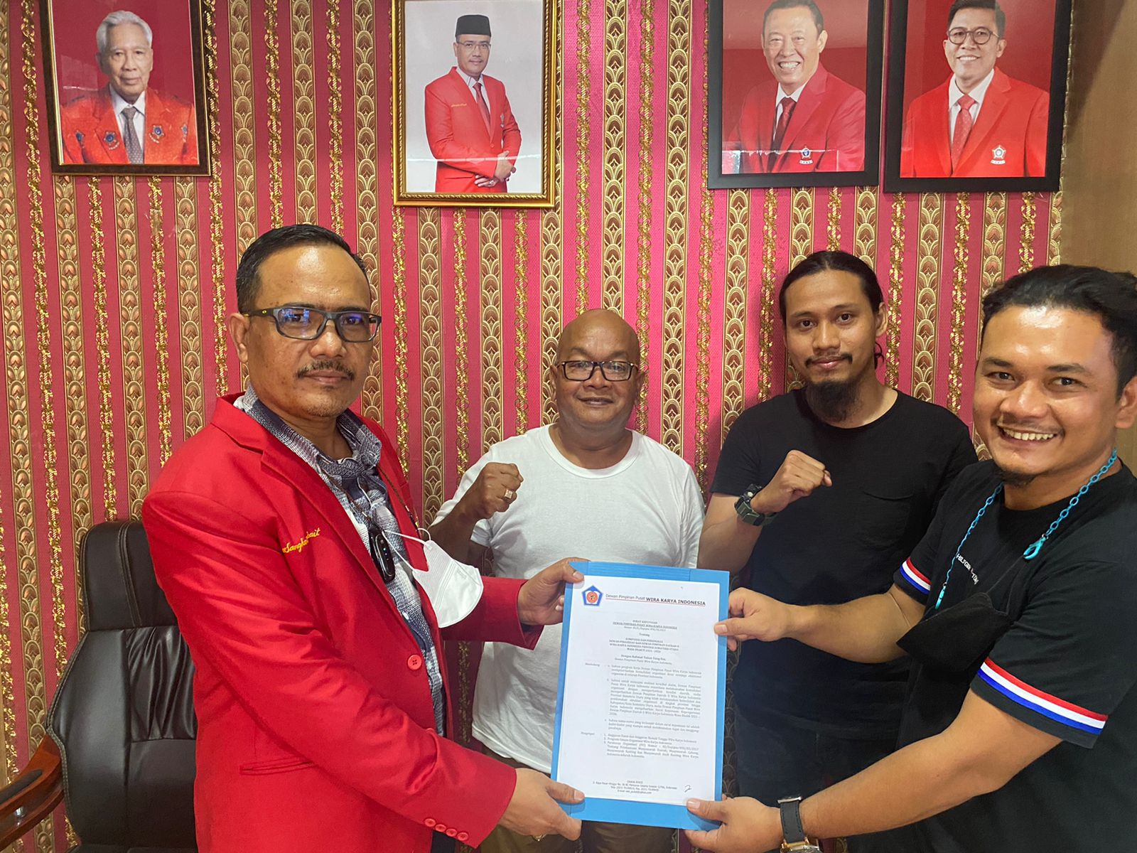 Terima SK Depidar II WKI Sumut, Ini Kata Sangkot Sirait