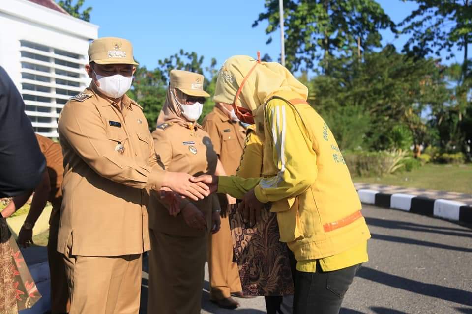 Bupati dan Wakil Bupati Jamu 170 Orang Tim Kuning Kabupaten Labuhanbatu