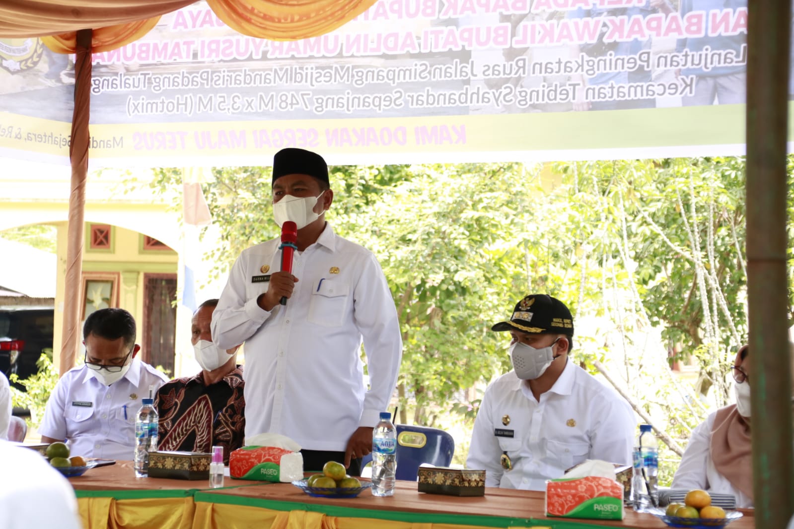 Resmikan Jalan Desa Kuta Pinang, Bupati Sergai Harap Pembangunan Infrastruktur Dirawat Dengan Baik