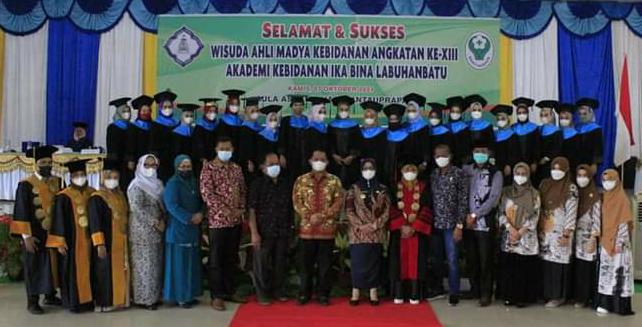 Bupati dan Wabup Hadiri Pasca Wisuda Ahli Madya Angkatan Ke XIII Akbid Ika Bina Labuhanbatu
