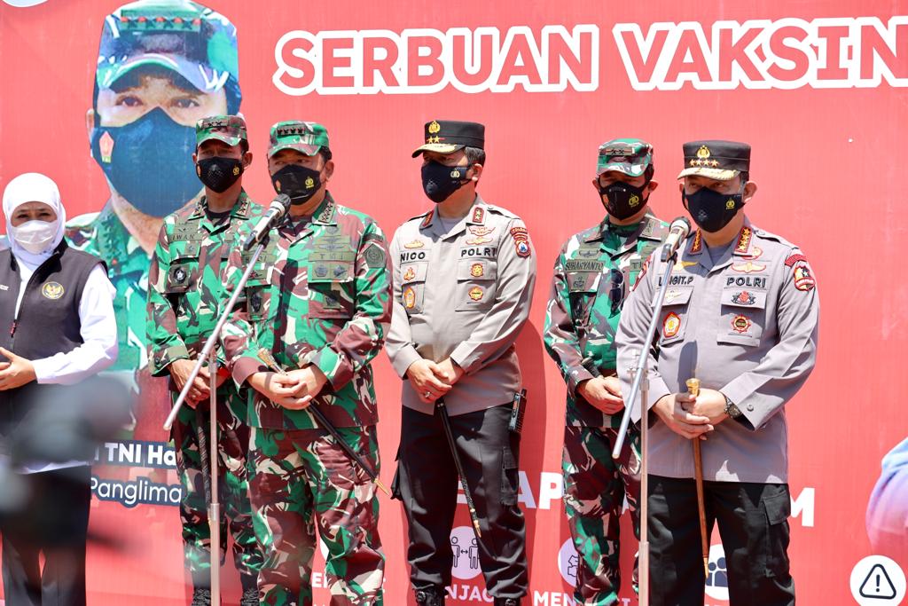 Panglima TNI dan Kapolri Berikan Apresiasi Forkompimda dalam Penanganan Covid 19