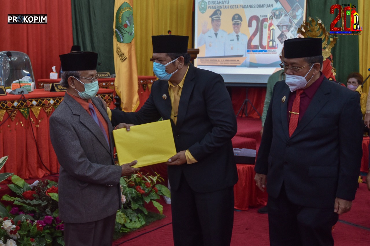 Ketua DPRD Siwan Siswanto Pimpin Langsung Paripurna Istimewa Hut Pemko Padangsidimpuan Ke - 20