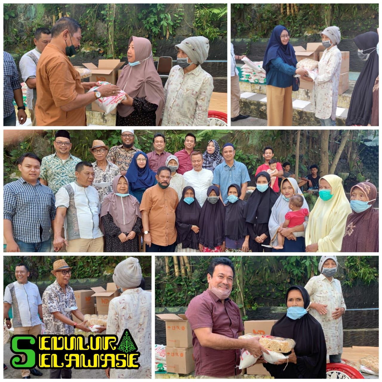 Rahudman Beri Bantuan pada Warga Pinggir Sungai Deli