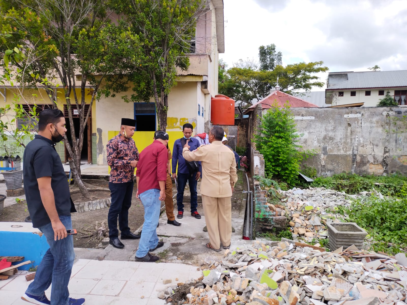Kabid Dikdas Pemko Tanjungbalai : Optimis Pekerjaan Dua RKB SMP.N 1 Tanjungbalai Selesai Akhir Desember 2021