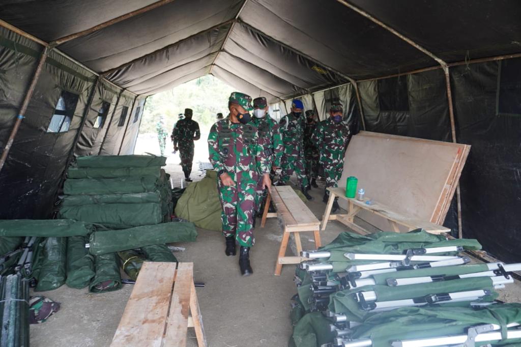 Pasukan Kodam I/BB Siap Tempur di Dolok Panribuan