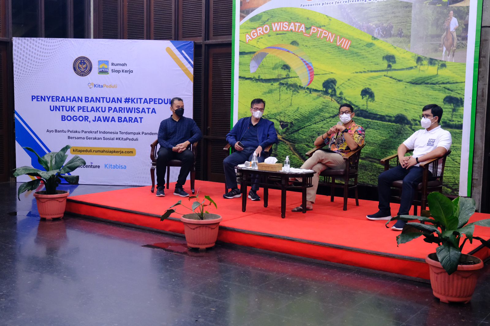 Bersama Pulihkan Pariwisata Nasional, Sandiaga Uno dan Rumah Siap Kerja Inisiasi Gerakan Sosial #KitaPeduli