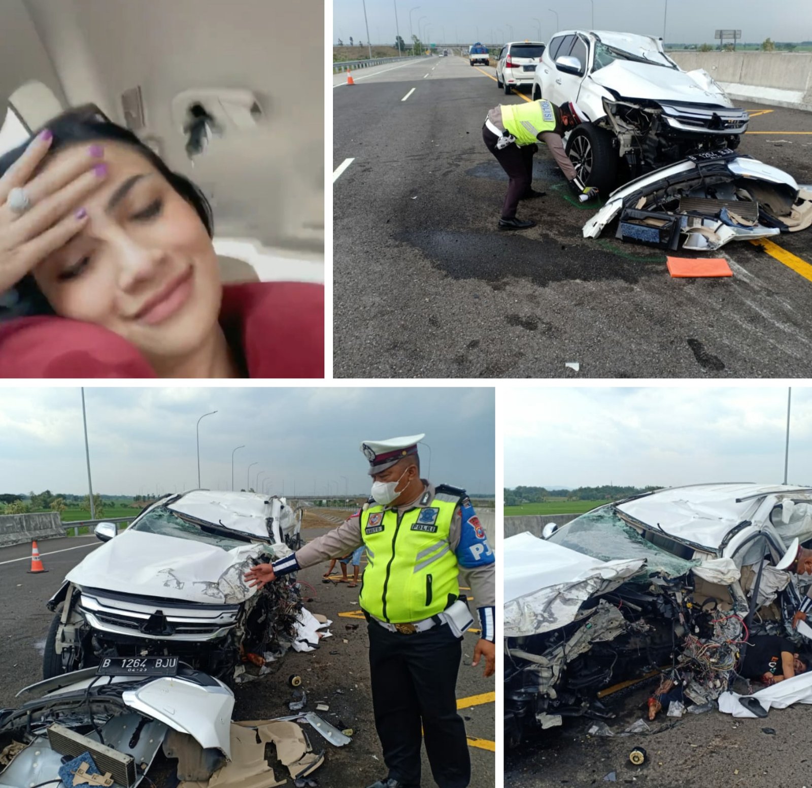 Kecelakaan Mobil, Vanessa Angel dan Suami Meninggal