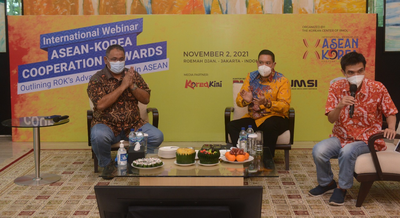 Korean Center of RMOL dan  JMSI Gelar Webinar Soroti Pentingnya Keriasama ASEAN