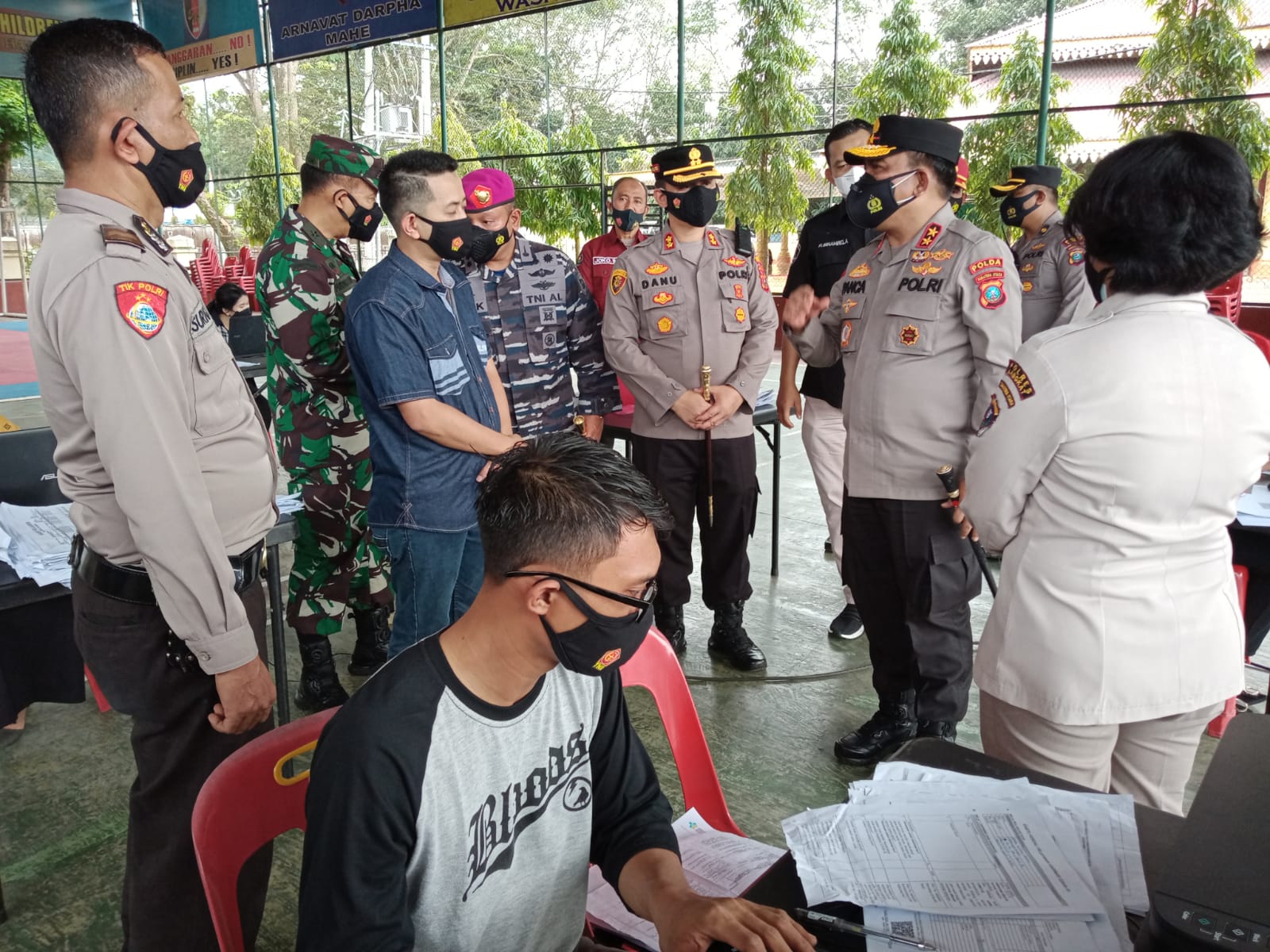 Tingkatkan Vaksinasi, Kapolres Langkat Tindaklanjuti Arahan Kapolda Sumut