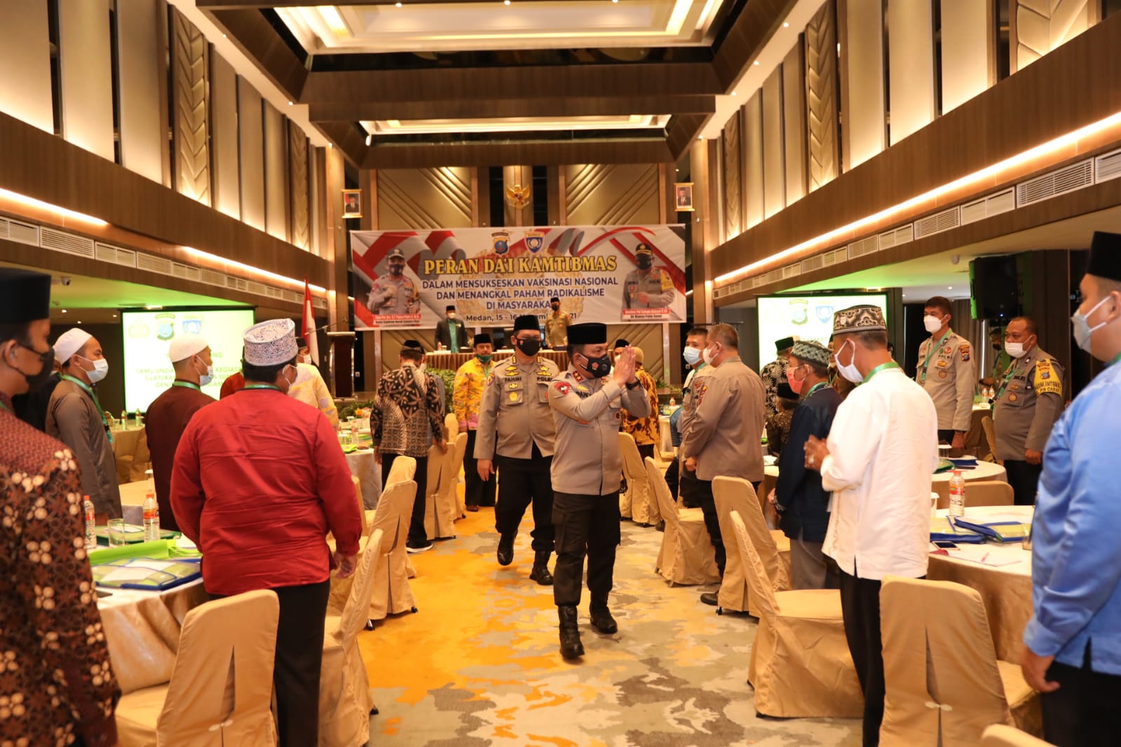 Kapolda Sumut Minta Bantuan Ulama Sukseskan Vaksinasi Covid-19