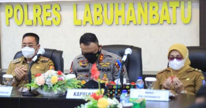 Rapat Koordinasi Apel Gelar Pasukan Operasi Zebra Toba 2021 di Hadiri Wabup Labuhanbatu