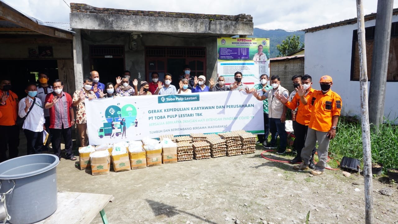 Gerak Kepedulian,  Toba Pulp Lestari Kembali Salurkan Dukungan di Masa Pandemi