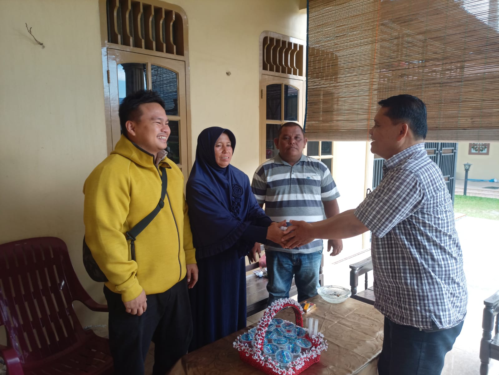 PWI Sumut Serahkan Bantuan ke Keluarga Almarhum Alamsyah Siregar dan Togang  Sitorus