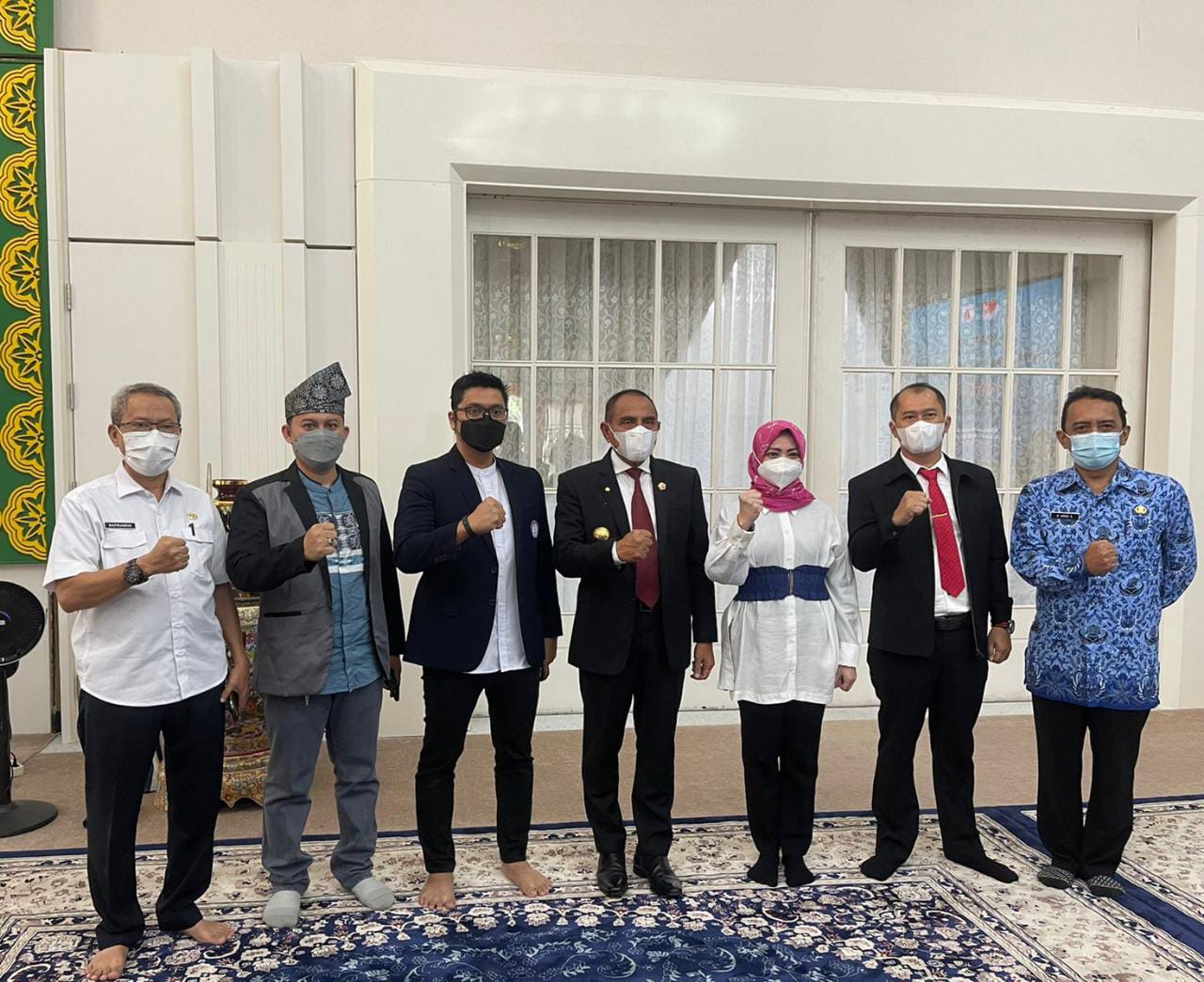 Gubsu Edy Rahmayadi Terima Audiensi MHKI Sumut -Ika MHKES UNPAB