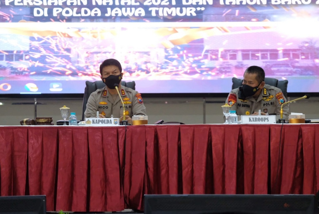 Polda Jatim Gelar Anev Sitkamtibmas 2021, Jelang Natal dan Tahun Baru