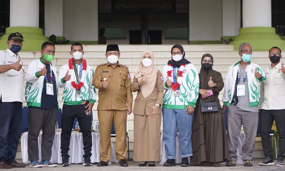 Walikota T Balai Sambut Kepulangan Atlet Asal Tanjungbalai Peraih Medali