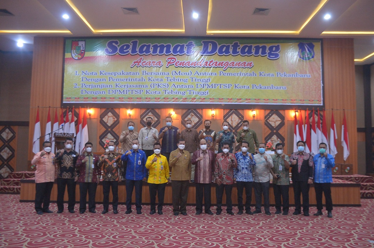 Pemko T.Tinggi Dan Pekan Baru Jalin Kerjasama Diberbagai Bidang, Ini Kata Walikota Ir H Umar Djunaidi