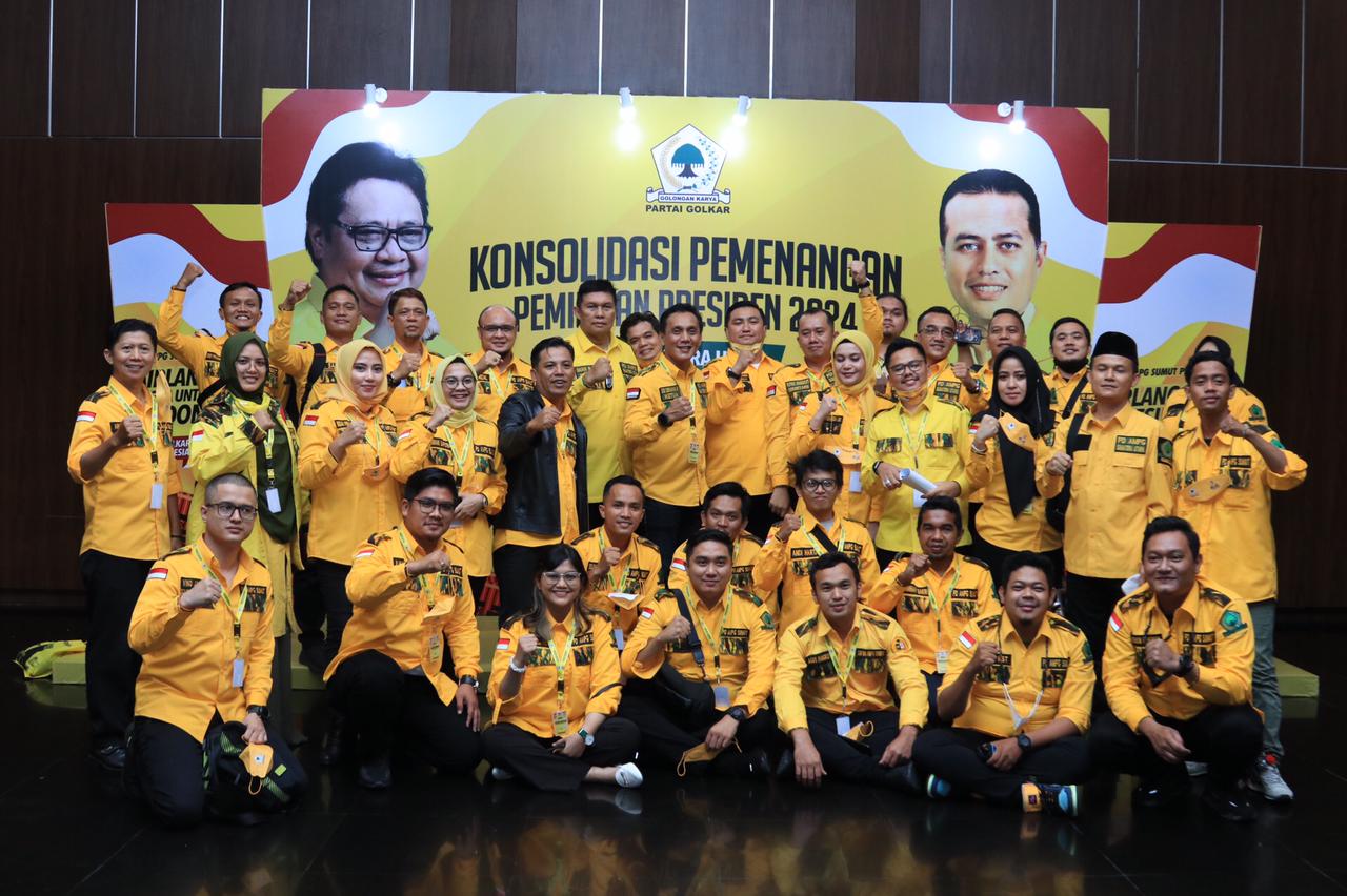 Konsolidasi Pemenangan Pilpres 2024 Sukses dan Lancar, Berkat Kekompakan Jajaran AMPG Sumut