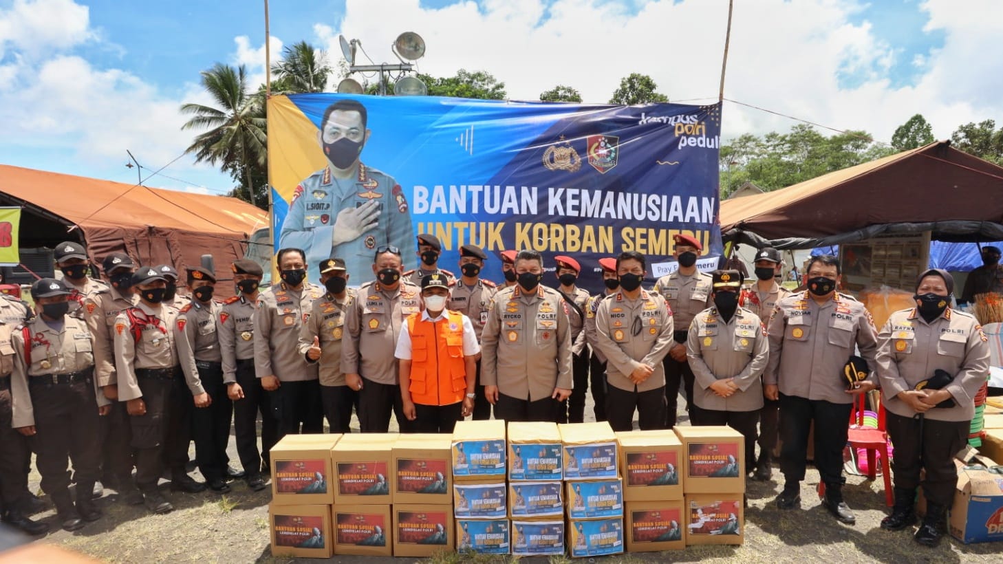Kalemdiklat Polri Berikan Pengarahan Sesuai SOP Penanganan Bencana di Lumajang