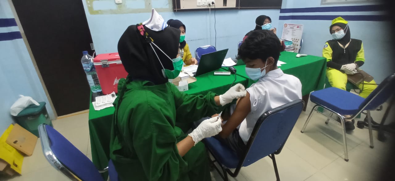 Polsek Medan Timur Gelar Vaksinasi Covid-19 Bagi Pelajar
