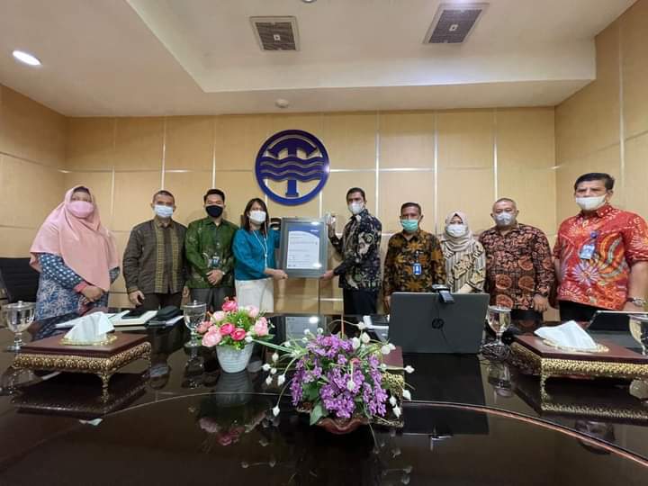 PT Tuv Nord Memberikan Sertifikat ISO Kepada    PDAM Tirtanadi SUMUT