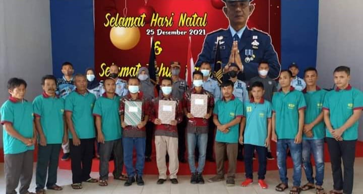 Kado Natal 2021 : 37 Warga Binaan Lapas Kelas IIB Padangsidimpuan Kanwil Kemenkumham Sumut Dapat Remisi 