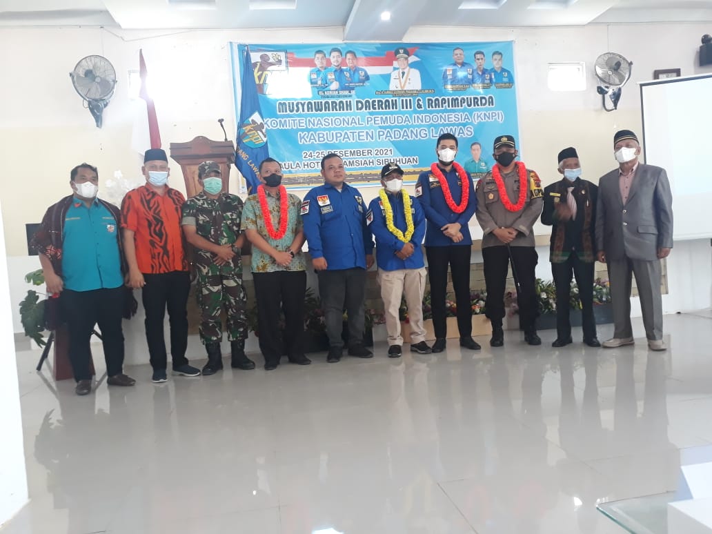 El Adrian Shah SE Resmi Buka Musda III  DPD KNPI Padang Lawas