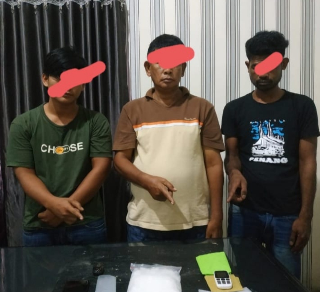 Bawa Narkoba, Tiga Warga Kabupaten Dairi Ditangkap Polisi Di Berastagi