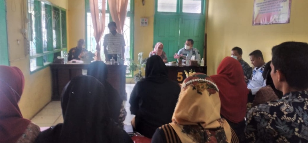 Kalapas Kelas IIB P.Sidimpuan Kanwil Kemenkumham Sumut dan UPP Satgas Saber Pungli Gelar Sosialisasi Pencegahan Pungli