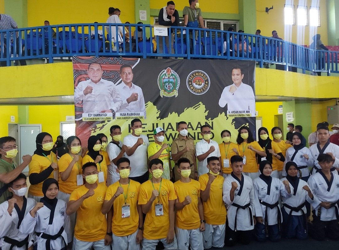 Wagubsu Buka Kejuaraan Taekwondo Sumut, Medan Turunkan 25 Atlit, Ini Kata Musa Rajekshah