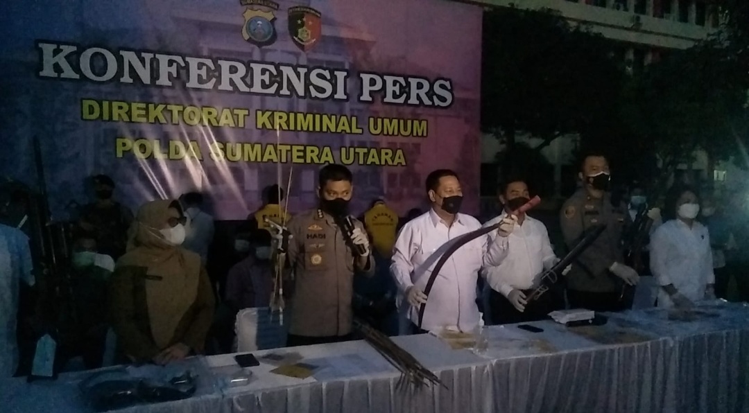 Reskrimum Polda Sumut Tangkap Tiga Pelaku Geng Motor