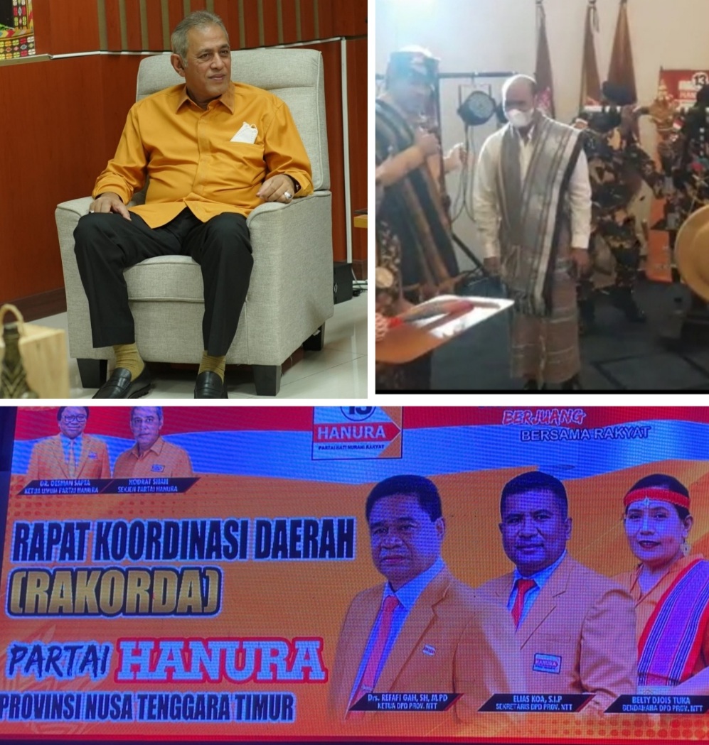 Sekjen Hanura  H Kodrat Shah Buka Rakorda DPD Partai Hanura Nusa Tenggara Timur