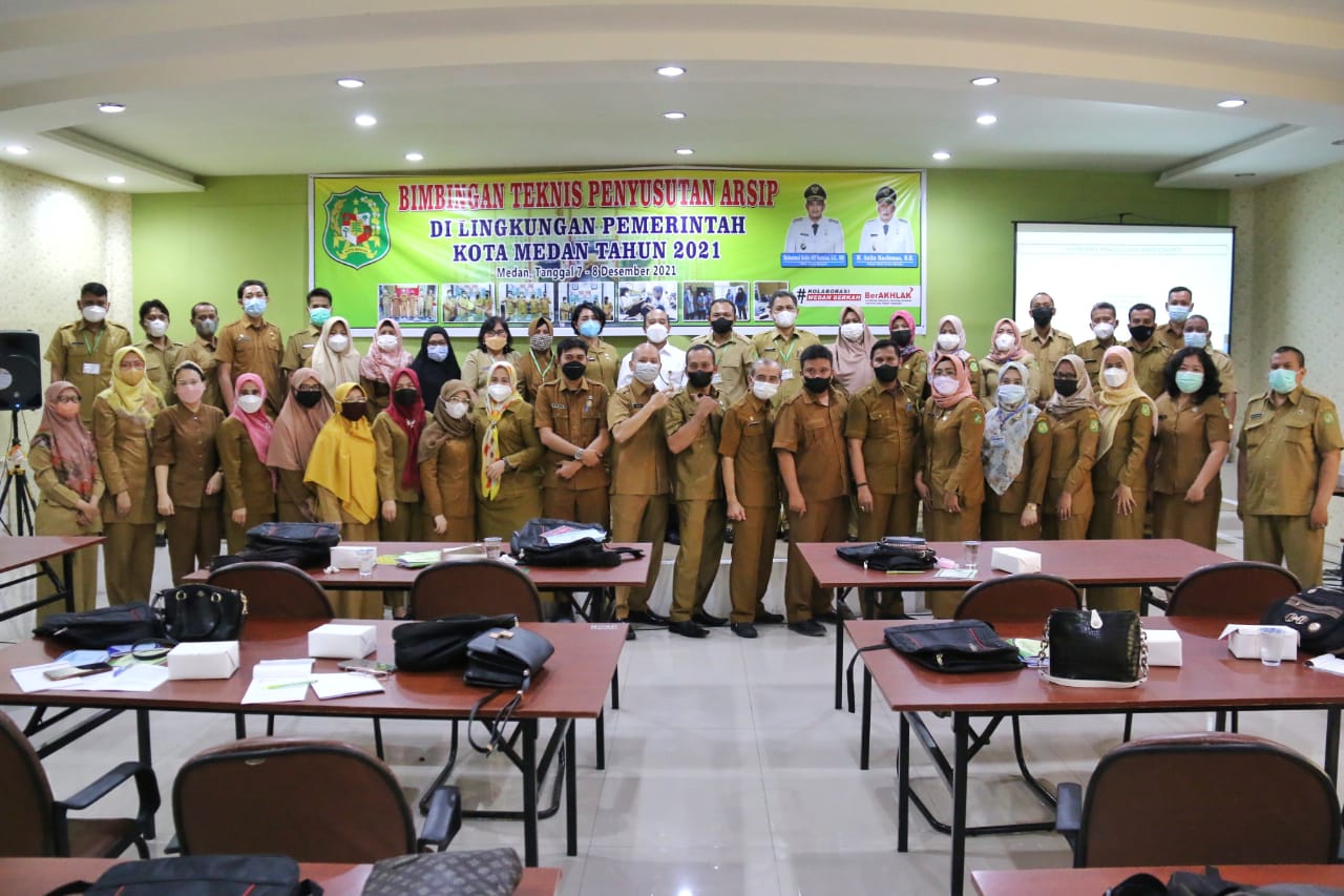 Dinas Perpustakaan dan Kearsipan Kota Medan Menggelar Bimtek Penyusutan Arsip Dilingkungan Pemko Medan