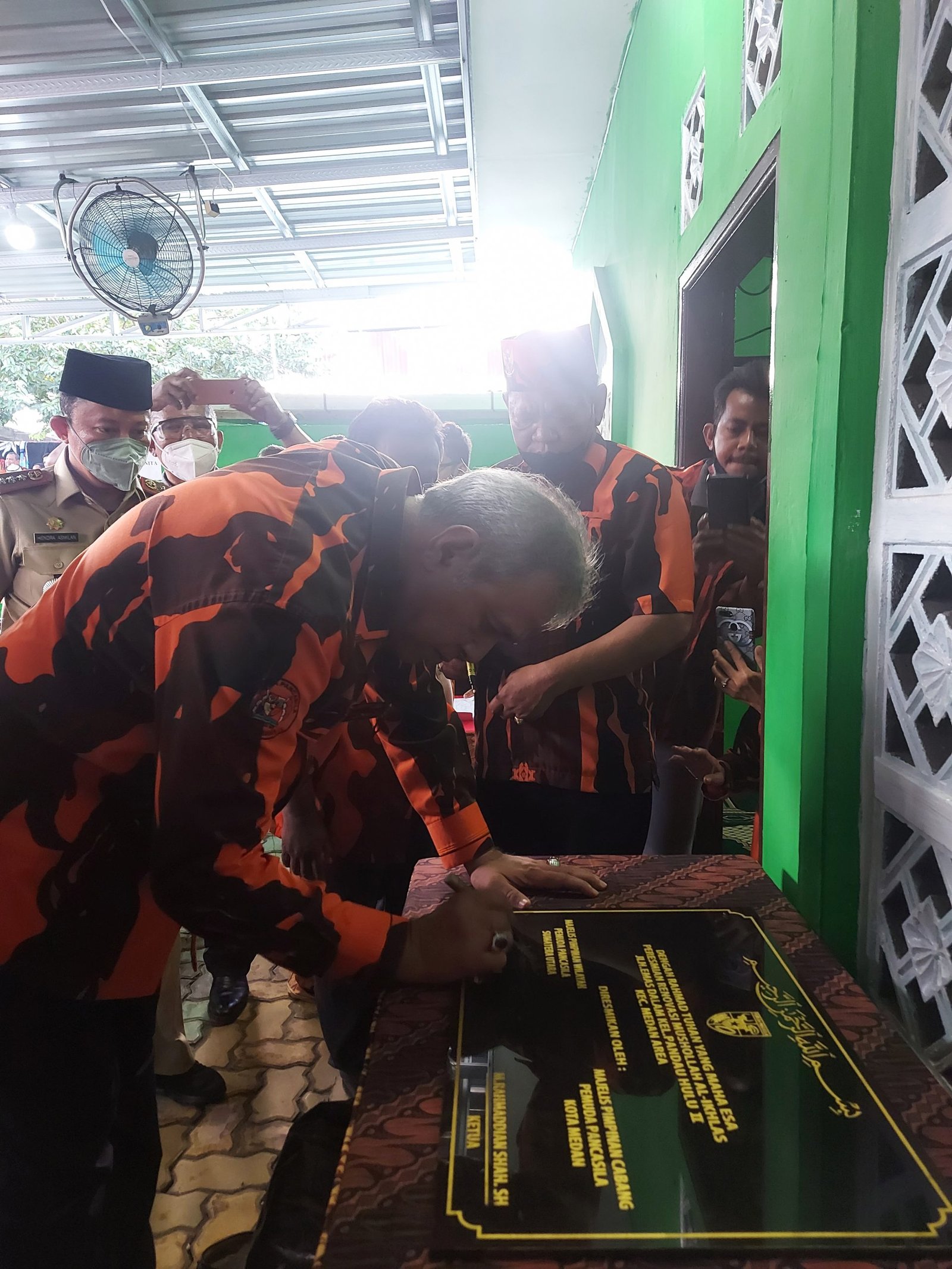 Kodrat Shah Resmikan Mushola Al-Ikhlas, Ini Pesan Ketua MPW PP Sumut Kodrat Shah