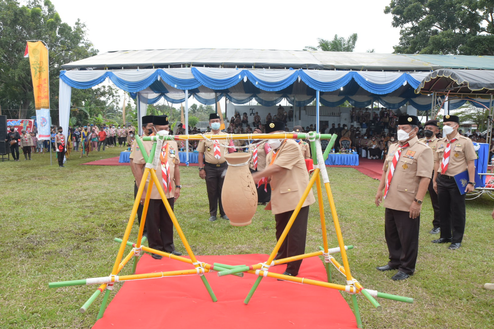 Jambore Cabang Deli Serdang Resmi Dibuka Bupati H Ashari Tambunan