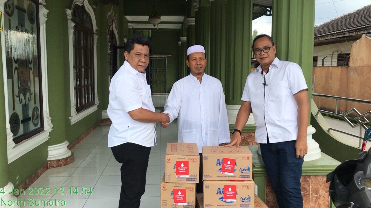 Seknas PMP Sumut dan Sedulur Selawase Eksekusi Program Air Minum untuk Masjid di Medan