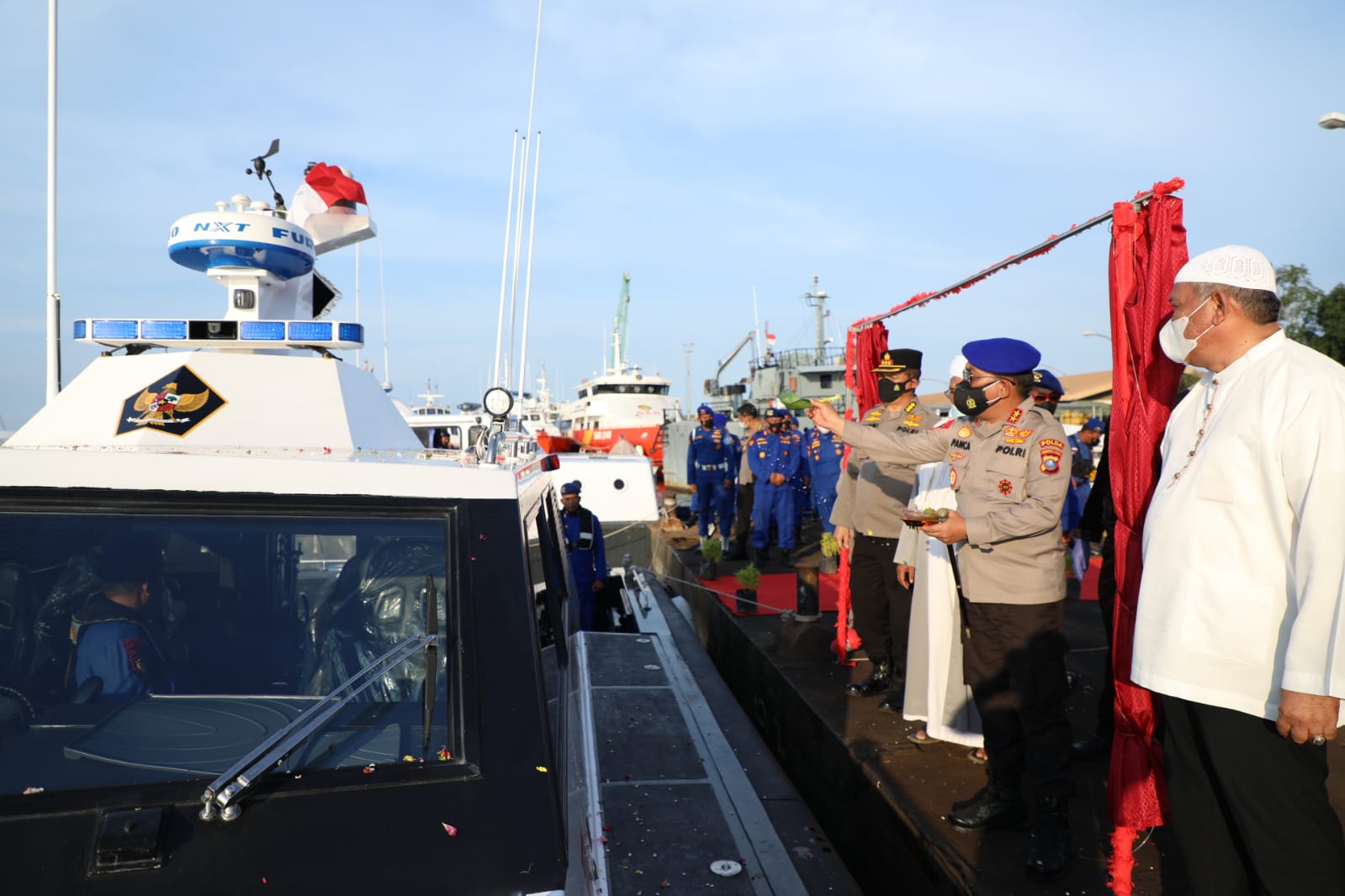Perkuatan Pengamanan Perairan, Kapoldasu Resmikan Kapal Patroli Cepat Polairud
