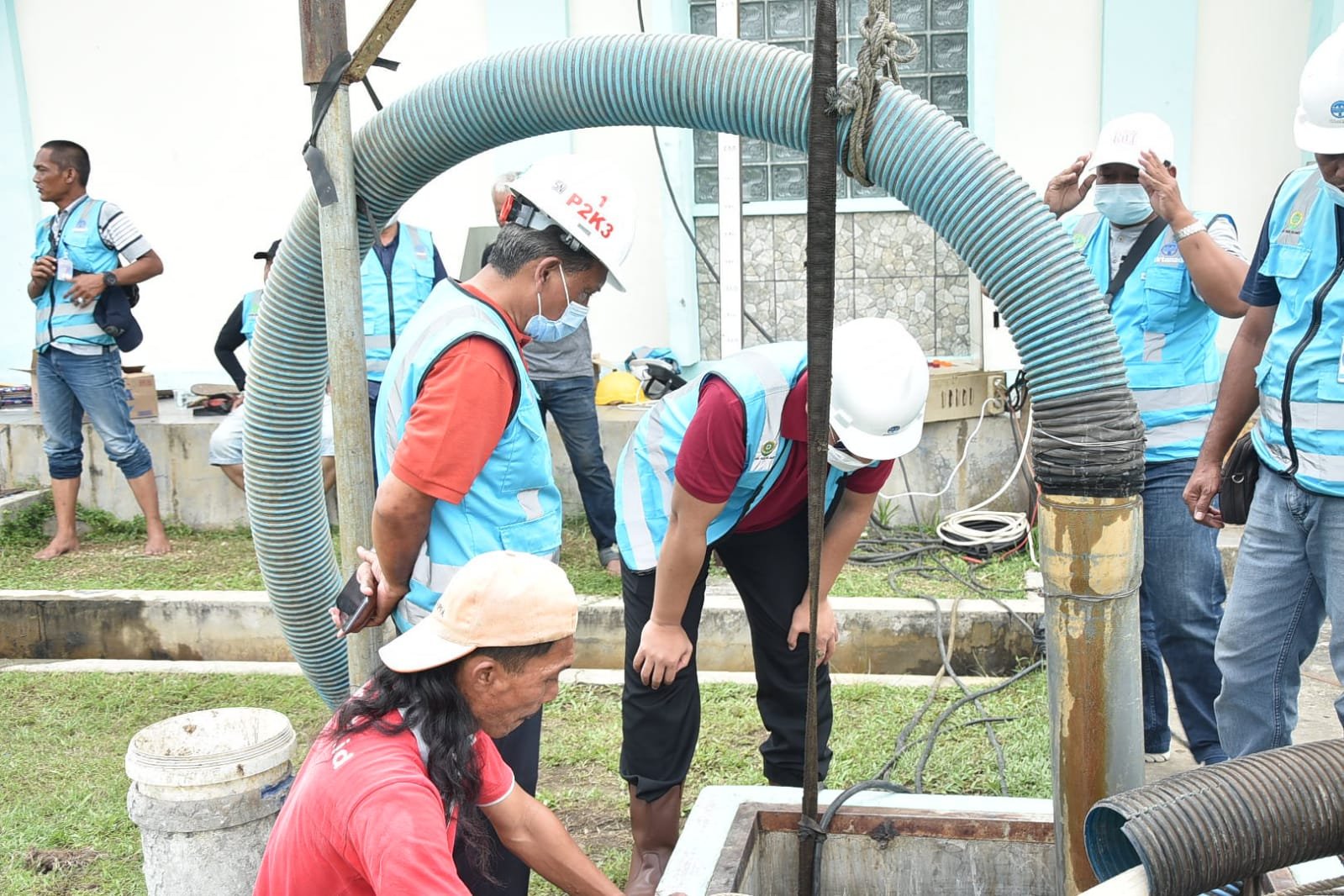 Harun Al Rasyid Tinjau Pencucian Reservoir IPAM Cabang Sunggal