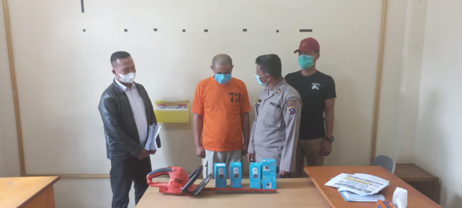 Polisi Berhasil Meringkus PS Pelaku Pembongkaran Dan Pencurian Sebuah Gudang