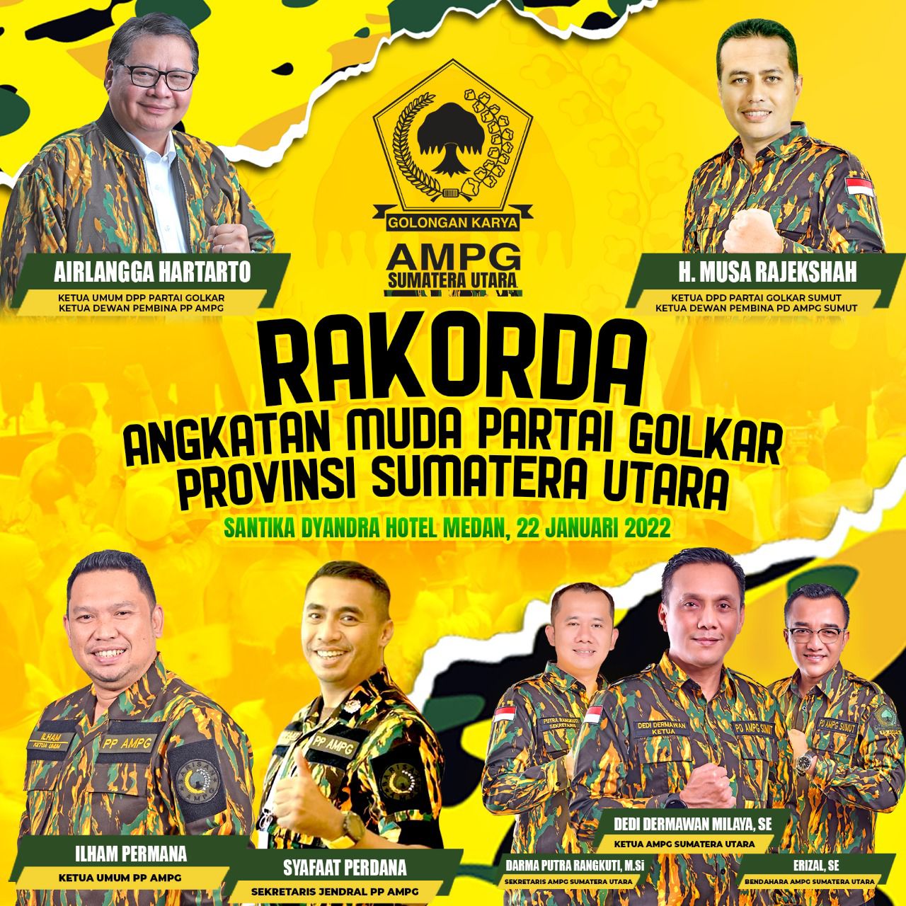 Besok Rakorda AMPG Sumut, Dedi Dermawan : Menangkan Airlangga Hartarto Sebagai Presiden 2024