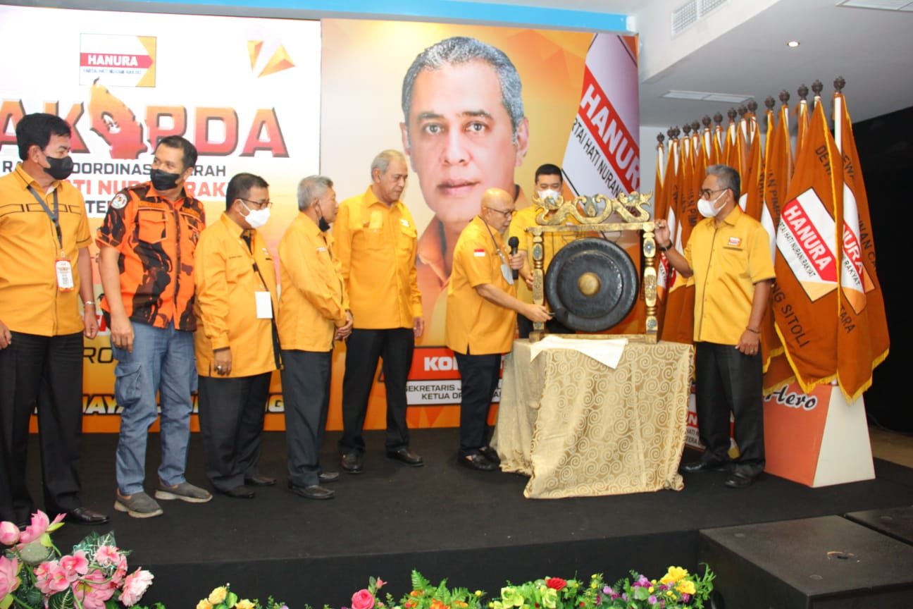 Rakorda Partai Hanura, Kodrat Shah : Berjuang Lolos Verifikasi, Hadapi Pemilu 2024