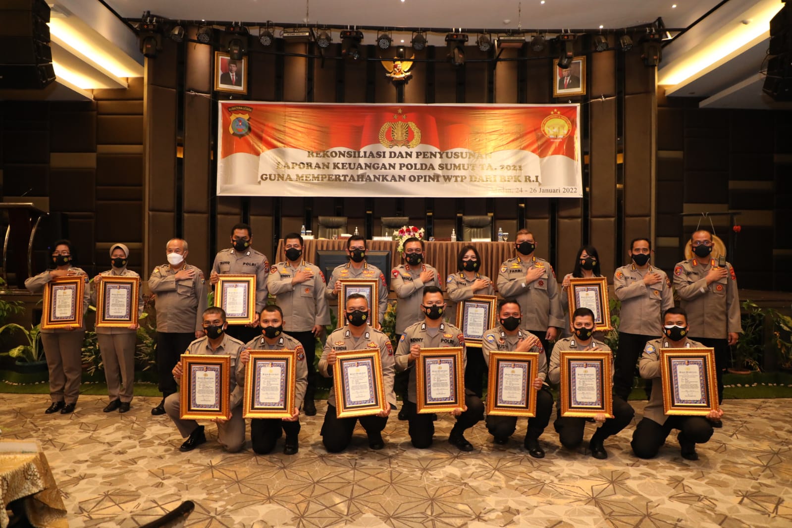 Buka Acara Rekonsiliasi dan Penyusunan Laporan Keuangan, Kapoldasu Irjen Pol Panca Berikan Penghargaan