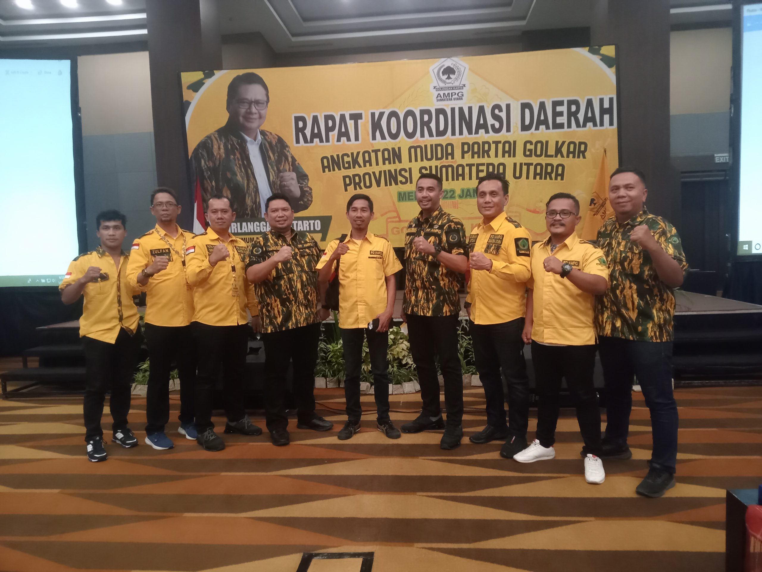 Buka Rakorda AMPG Sumut, Erwin Aksa :  Rangkul Suara Milenial di Pemilu 2024