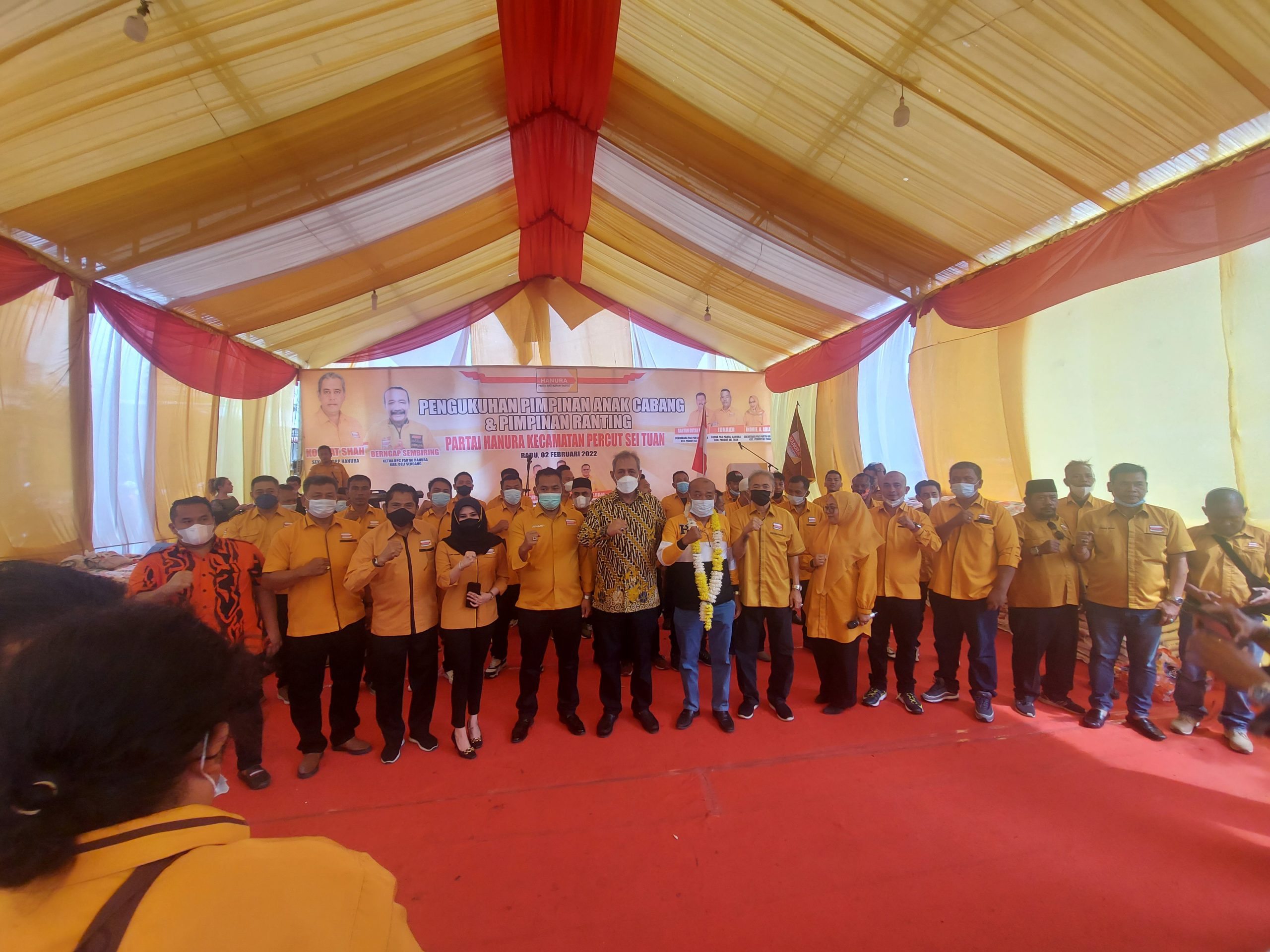 Sekjen DPP Hanura Hadiri Pengukuhan Ketua Pac dan Ketua Ranting Hanura Se Kecamatan Percut Sei Tuan, Ini Kata Kodrat Shah