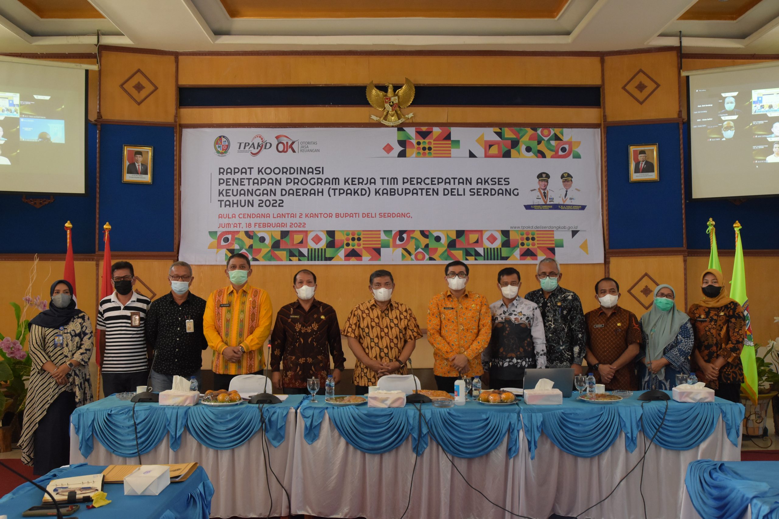 Wabup Deli Serdang Buka Rakor TPAKD Yang Mengusung Program Tematik Tahun 2022