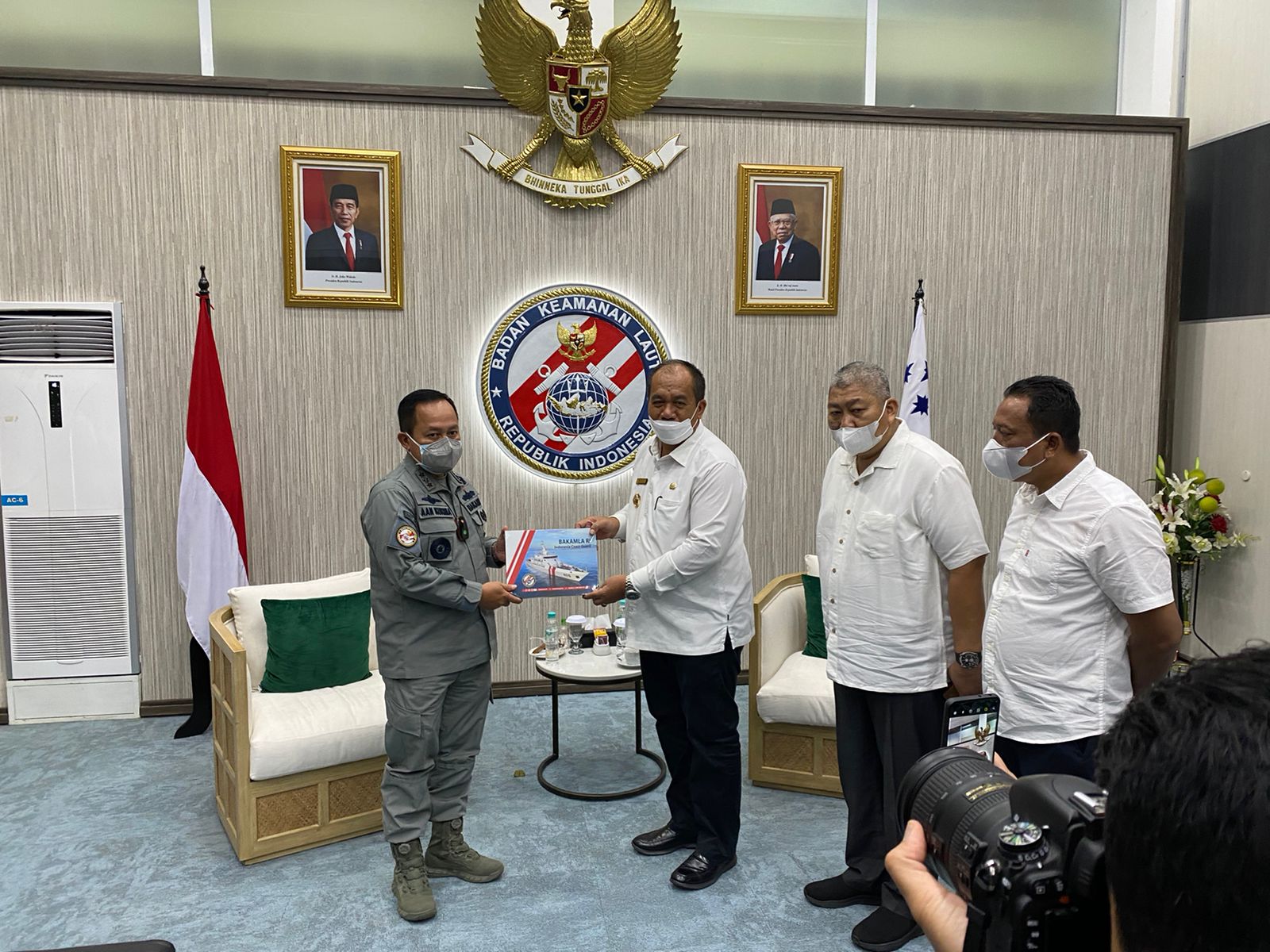 Kepala Bakamla Republik Indonesia, Laksdya TNI Aan Kurnia, Ini Pesannya pada Wabup Asahan