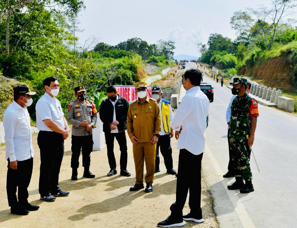 Presiden Jokowi Resmikan Jalan By Pass Balige