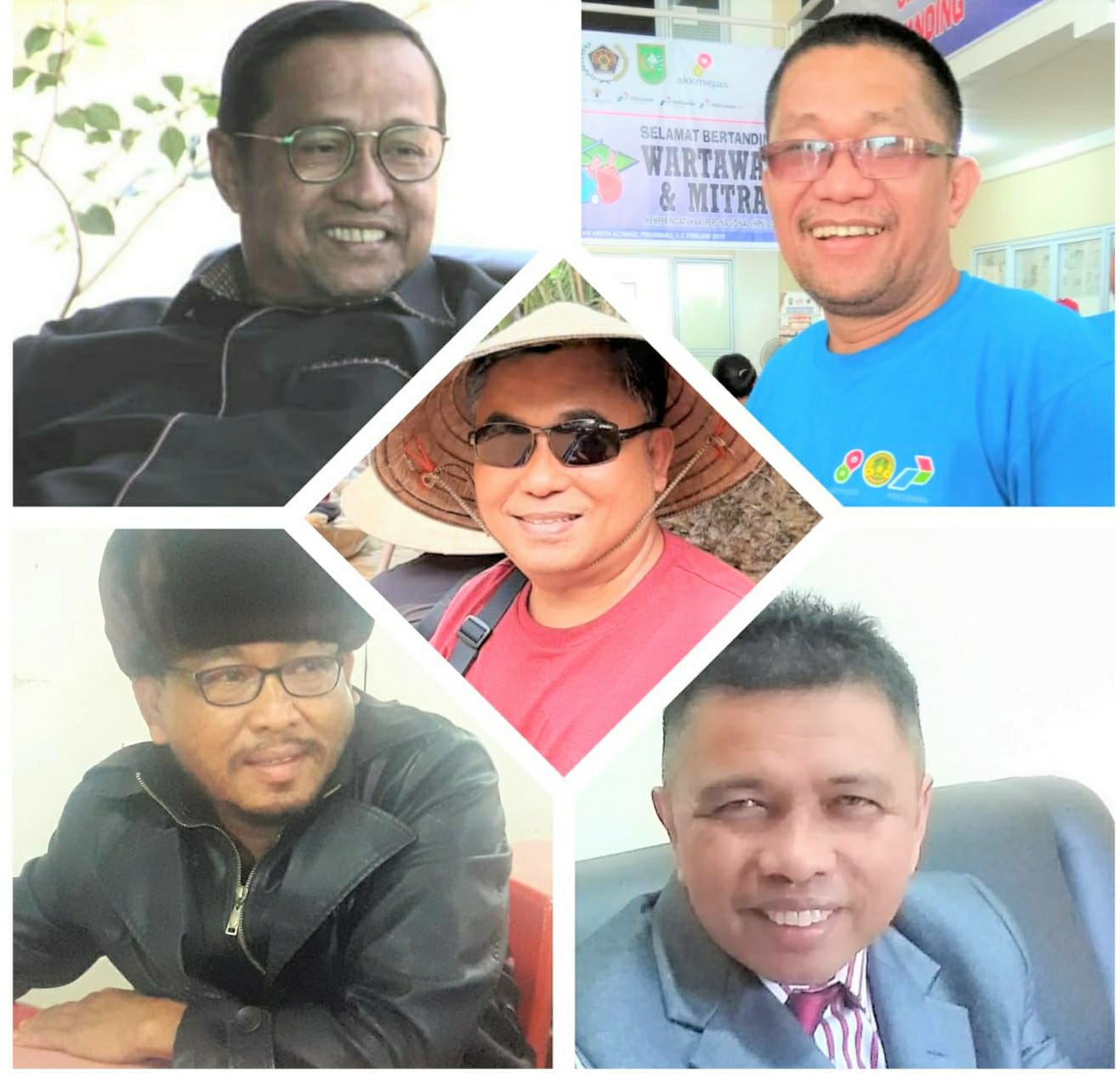 Lima Wartawan Senior di Riau Terima Pers Card Number One PWI di Kendari