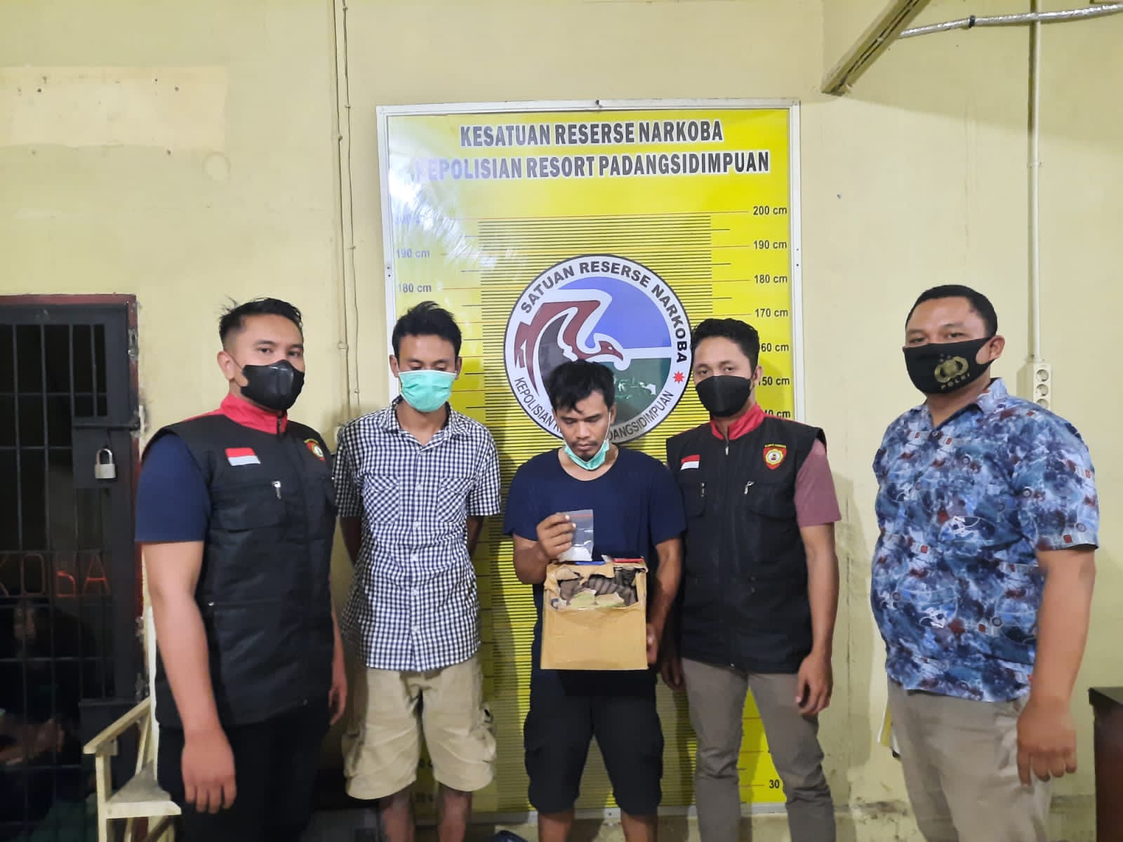 Modus Paket Kiriman, PRC Samapta Polres P.Sidempuan Berhasil Gagalkan Sabu 20,19 gr